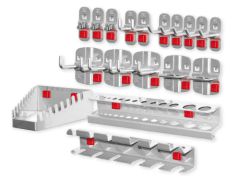Hakensortiment 18-teilig passend zur Lochwand