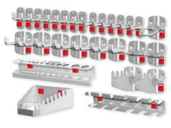 Hakensortiment 28-teilig, passend zur Lochwand