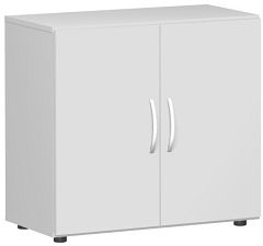 Flgeltrenschrank mit Standfen, inkl. Trdmpfer, nicht abschliebar, 800x420x752, Lichtgrau/Lichtgrau