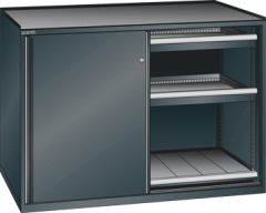 Schubladenschrank Schiebetren 1430x627x1020 NCS S 9000-N Lista 36x27E 79.426.060