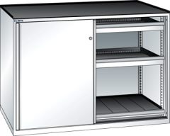 Schubladenschrank Schiebetren 1430x627x1020 RAL 9010 Lista 36x27E 79.426.110