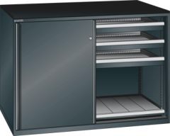 Schubladenschrank Schiebetren 1430x627x1020 NCS S 9000-N Lista 36x27E 79.428.060