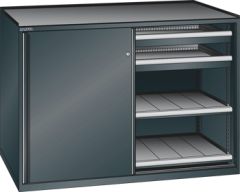 Schubladenschrank Schiebetren 1430x627x1020 NCS S 9000-N Lista 36x27E 79.432.060