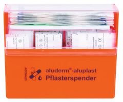 Pflasterspender aluderm-aluplast,mit Wandhalterung