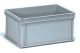 Eurokasten 600 x 400 x 280 mm grau, 2 Muschelgriffe