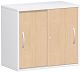 Anstell-Schiebetrenschrank Oberboden 25 mm, mit Stellfen, abschliebar, 800x425x720, Buche/Wei